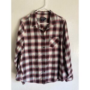 Pendleton Flannel Button Up Blouse. size XL. EUC